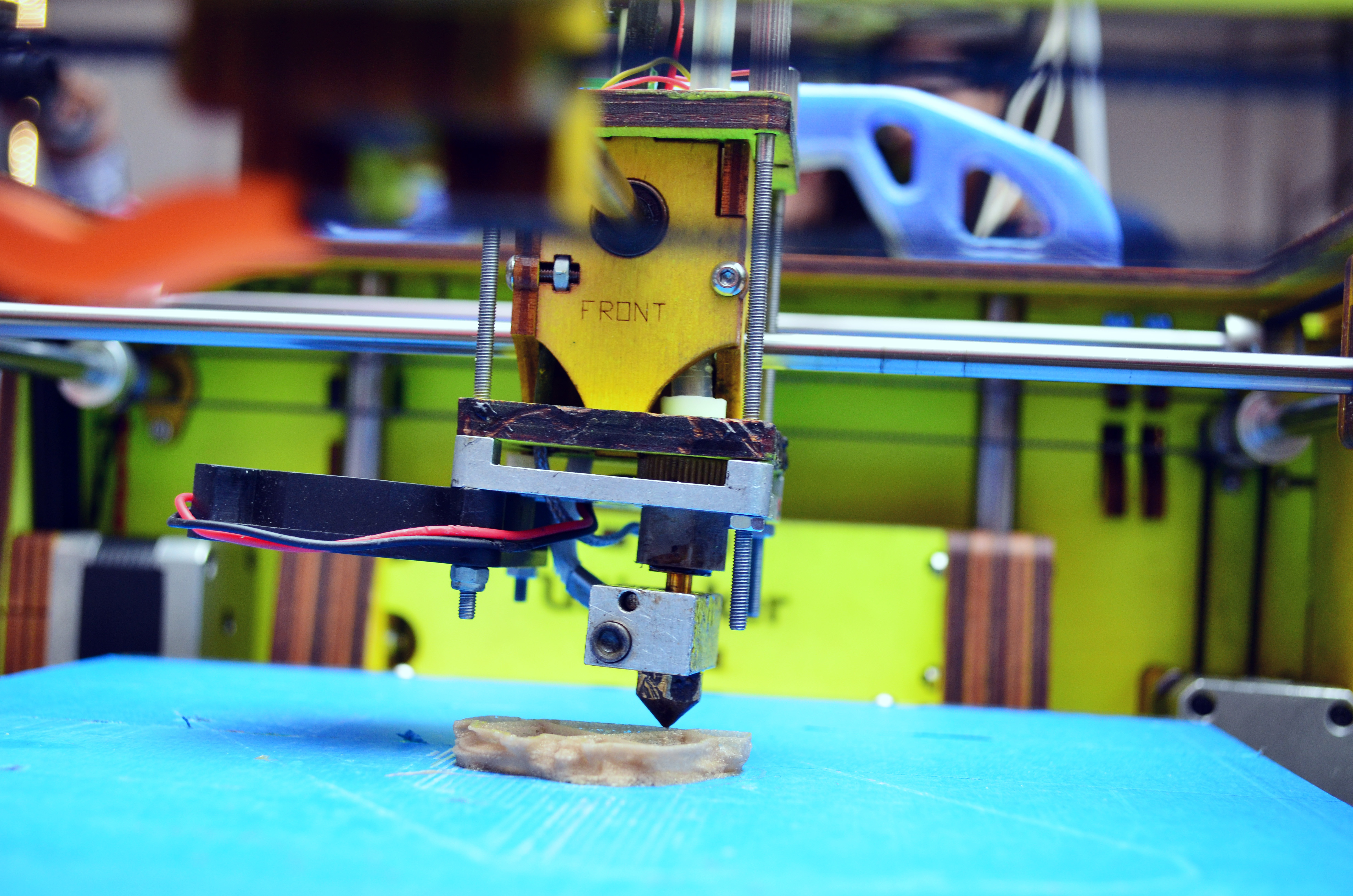 Printing with a 3D printer