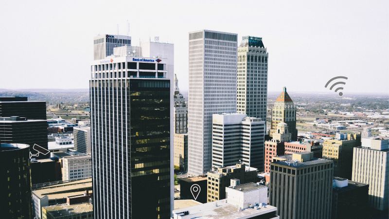 Skyscrapers and Wifi signals