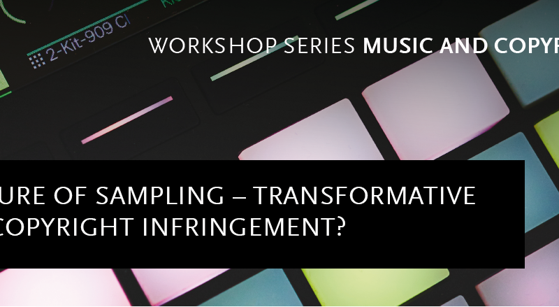 MusicCopyrightReihe_01 Sampling – Banner en Urheberrecht