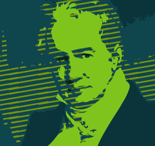 Alexander von Humboldt pop art portrait