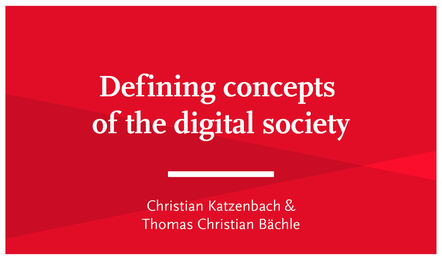 digital society essay