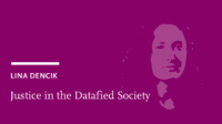 Cancelled: Lina Dencik – Gerechtigkeit in der Datengesellschaft