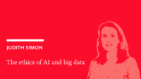 Judith Simon: The ethics of AI and big data