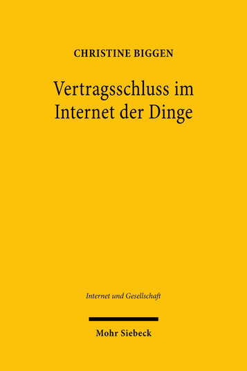 Vertragsschluss im Internet der Dinge