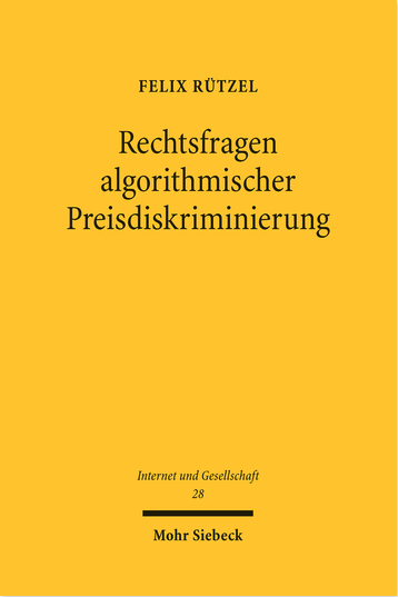 Rechtsfragen algorithmischer Preisdiskriminierung