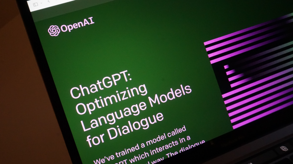 Interface von ChatGPT