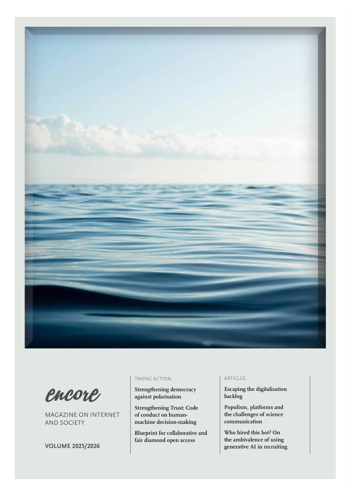 Encore Cover 2025:2026 Encore Cover 2025:2026