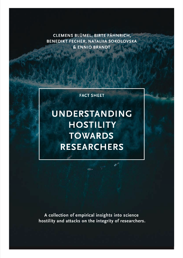 Understanding hostility towards scientists