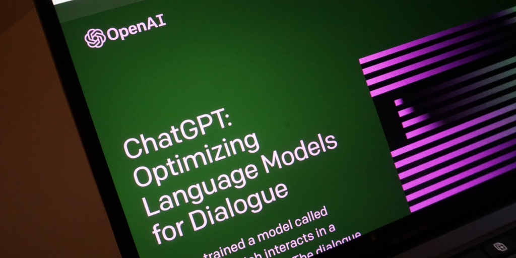 Interface von ChatGPT