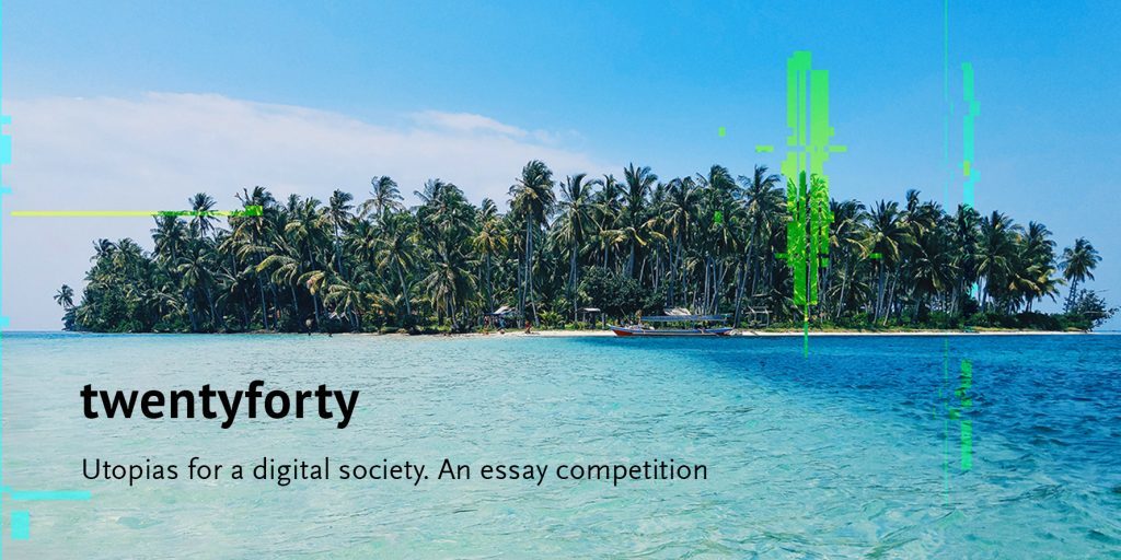 Paradise glitch essay competition banner