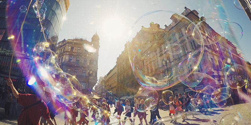 Soap bubbles